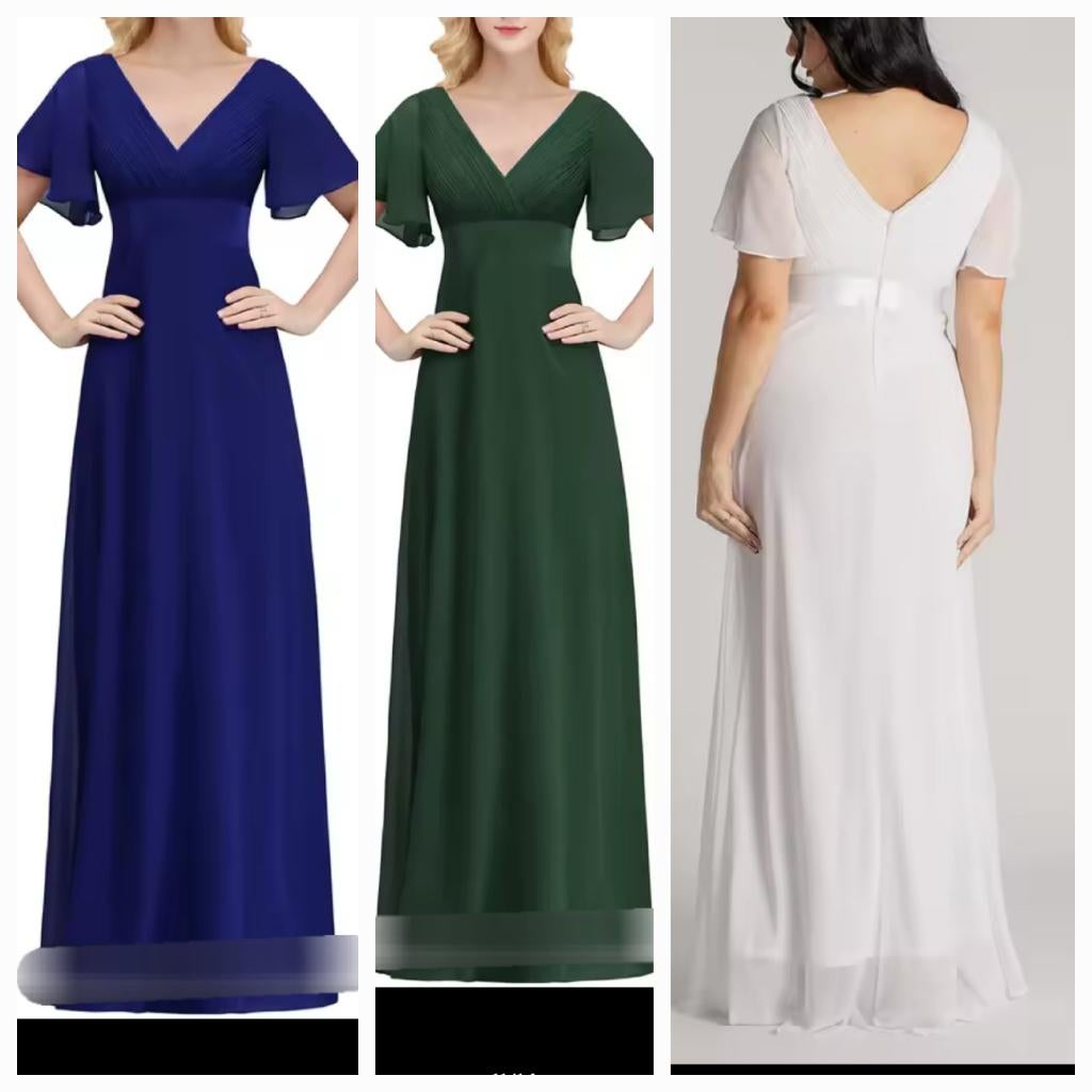 nieuwe galajurk maat 44 groen en blauw, Galajurk, Blauw, Maat 42/44 (L), All2wish4