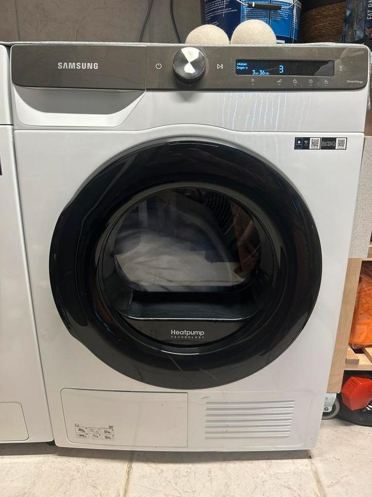 Samsung warmtepompdroger 8KG, Witgoed en Apparatuur, Wasdrogers, Gebruikt, Overige typen, Voorlader, 6 tot 8 kg, 85 tot 90 cm