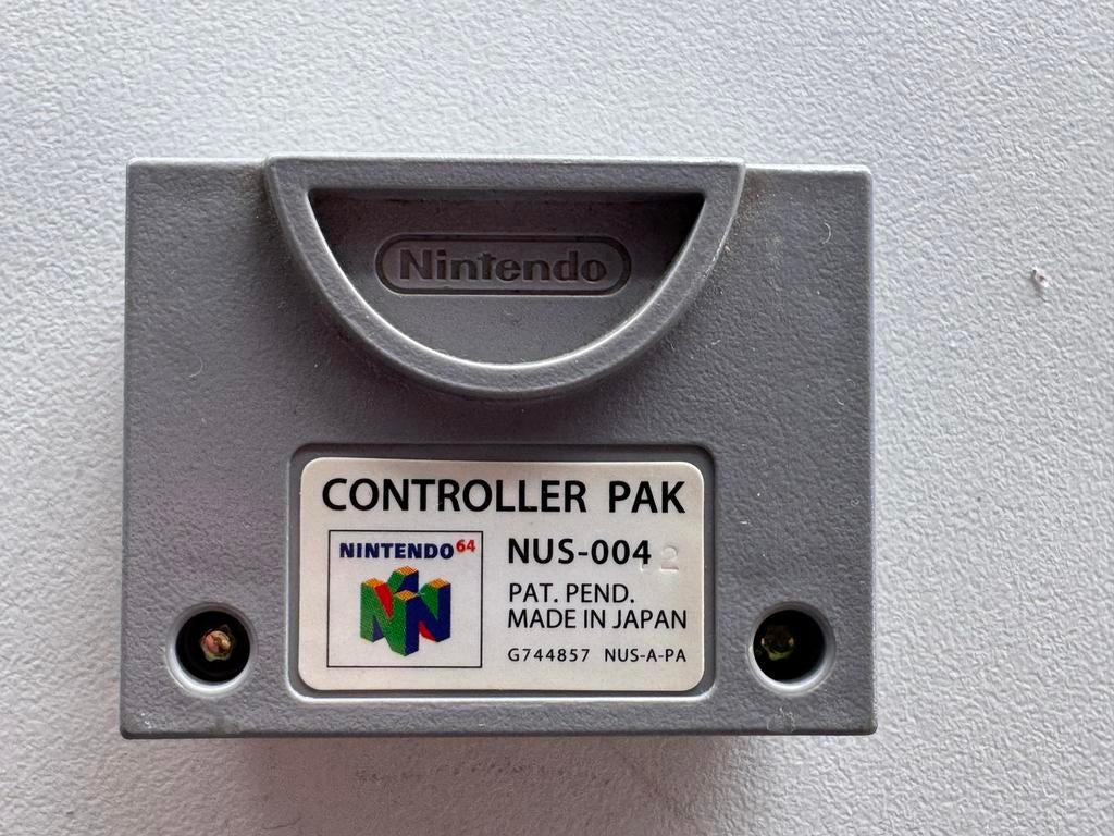 Nintendo 64 Controller Pak NUS-004 Geheugenkaart, Ophalen of Verzenden, Gebruikt, Nintendo 64, Overige controllers