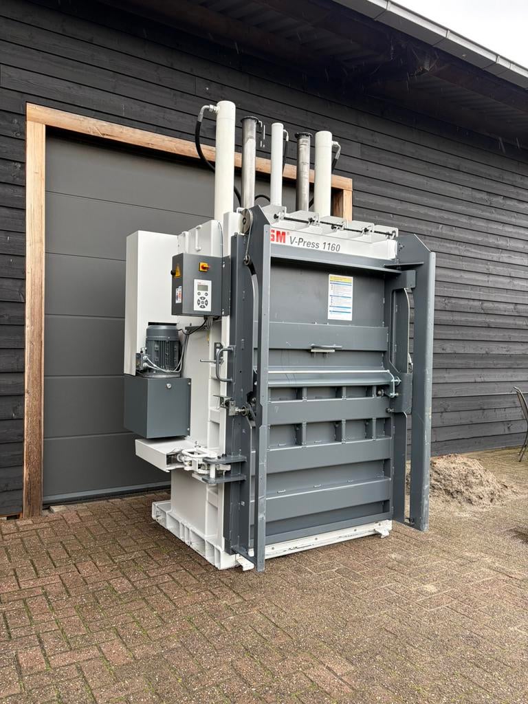HSM V-Press 1160 MAX | 60 ton | Balenpers | Papierpers, Doe-het-zelf en Verbouw, Ophalen of Verzenden, Zo goed als nieuw
