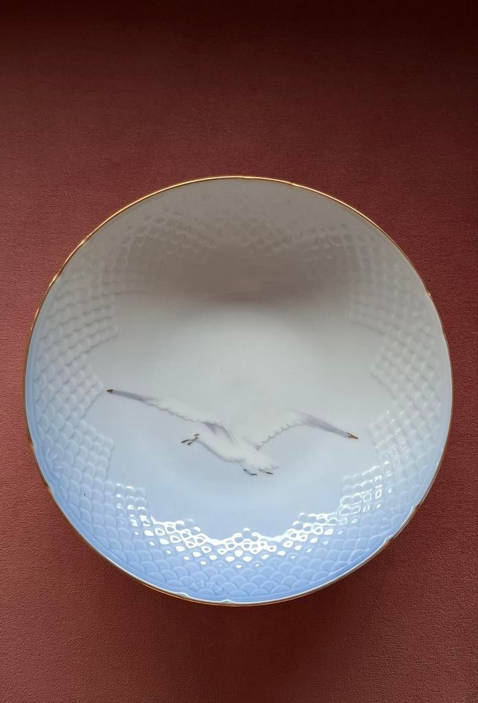 Bord met zeemeeuw van Bing en Grondahl Denemarken, Ophalen