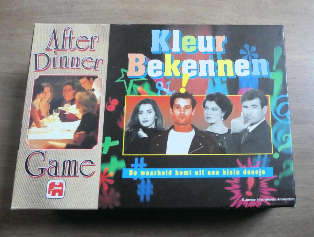 After dinner kleur bekennen / Blackbox vintage spel Jumbo, Hobby en Vrije tijd, Gezelschapsspellen | Bordspellen, Vijf spelers of meer