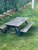 Onverwoestbare 10/12pers. Picknicktafel, Ophalen, Gebruikt, Rechthoekig, Hout