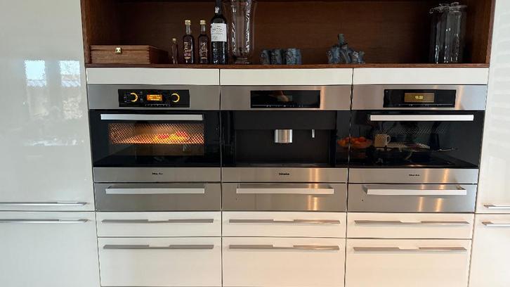 Miele warmhoudplaat inbouw., Witgoed en Apparatuur, Ovens, Gebruikt, Inbouw, Minder dan 45 cm, 45 tot 60 cm, Ophalen