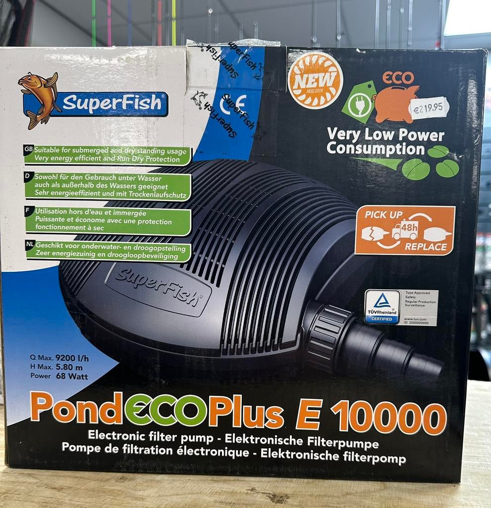 Vijverpomp 10.000. PondEco plus E10000, Ophalen of Verzenden, Nieuw, Vijverfilter