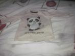 Mooi ecru shirtje met panda beertje Hey you guys! mt 62 zgan, Ophalen of Verzenden, Zo goed als nieuw, Jongetje, Shirtje of Longsleeve
