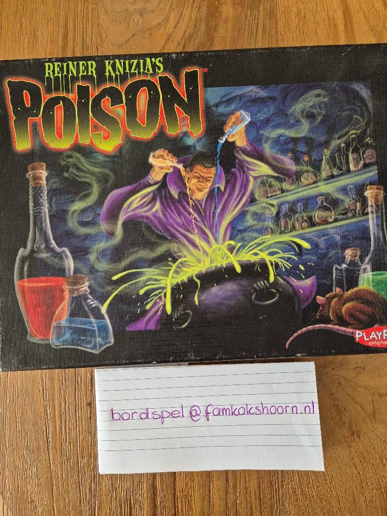 Kaartspel Poison, Vijf spelers of meer, Ophalen of Verzenden, Gebruikt, Amigo