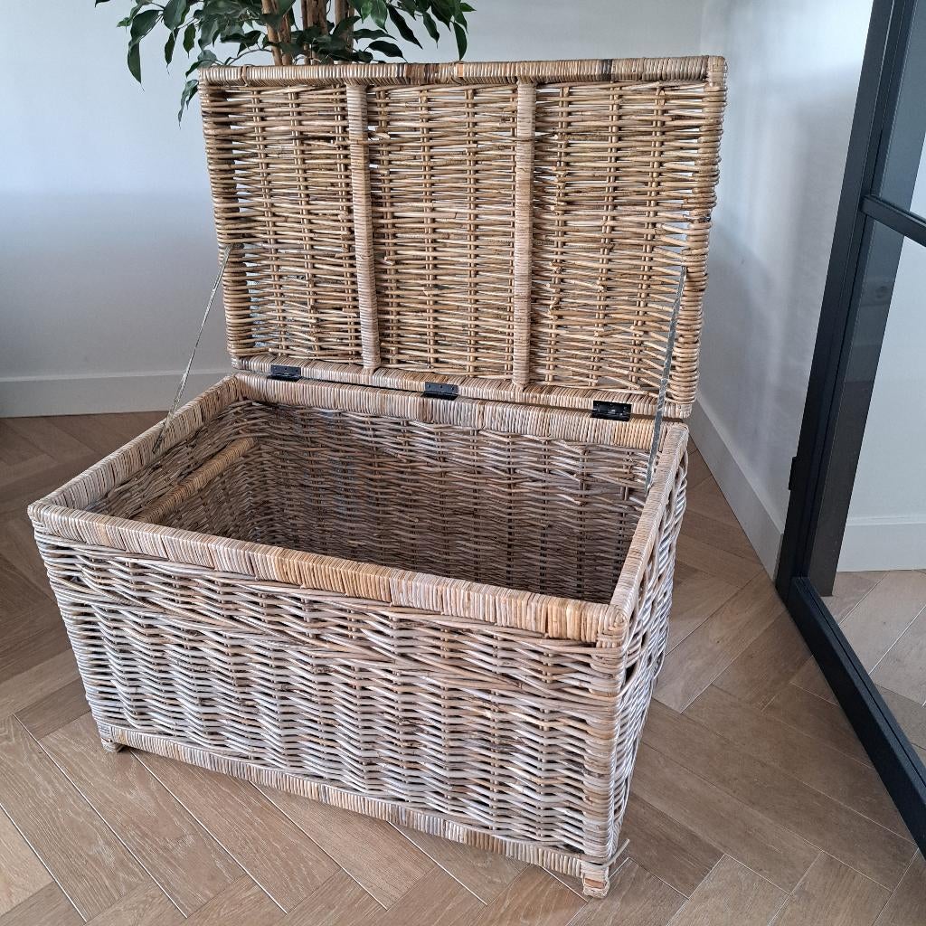Grote Bamboe Mand, Ophalen, Overige materialen, Gebruikt, Mand