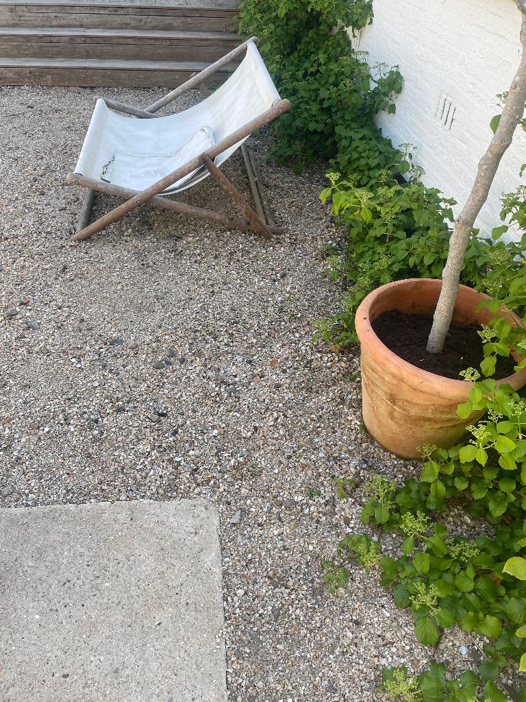 Buitenstoel, Ophalen, Gebruikt, Teakhout, Verstelbaar