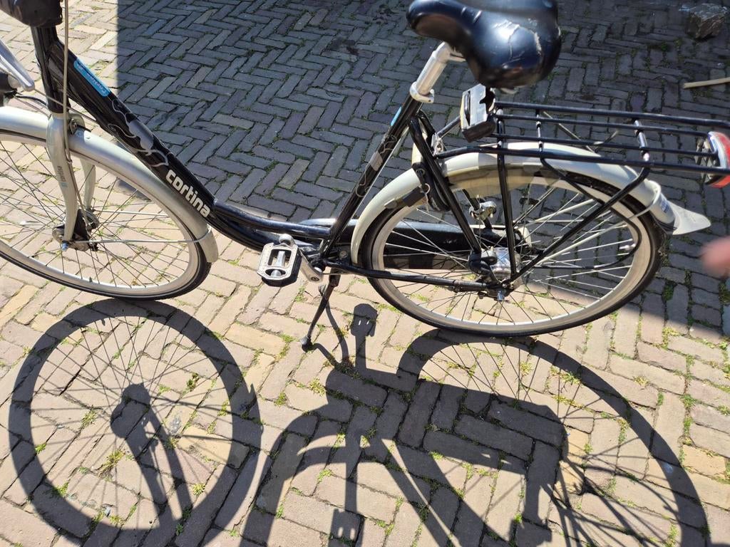 Cortina dames fiets, Terugtraprem, Gebruikt, 50 tot 53 cm, Ophalen