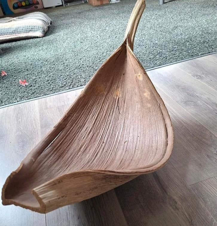 Decoratieve schaal van bananenblad  ca. 50 cm, Overige materialen, Schaal, Nieuw, Ophalen of Verzenden