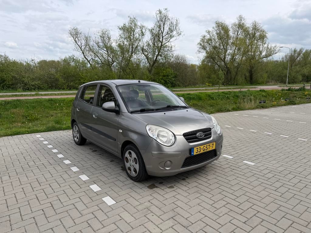 Kia Picanto 1.0 2008 Grijs slechts 114.000 KM, Ophalen, Voor, Kia, Deur