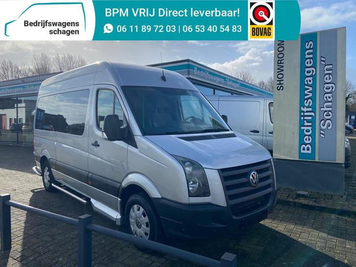 Volkswagen Crafter 32 2.5 TDI L2H2 9 Personenbus | Rolstoel, Auto's, Volkswagen, Bedrijf, Te koop, Overige modellen, ABS, Airconditioning