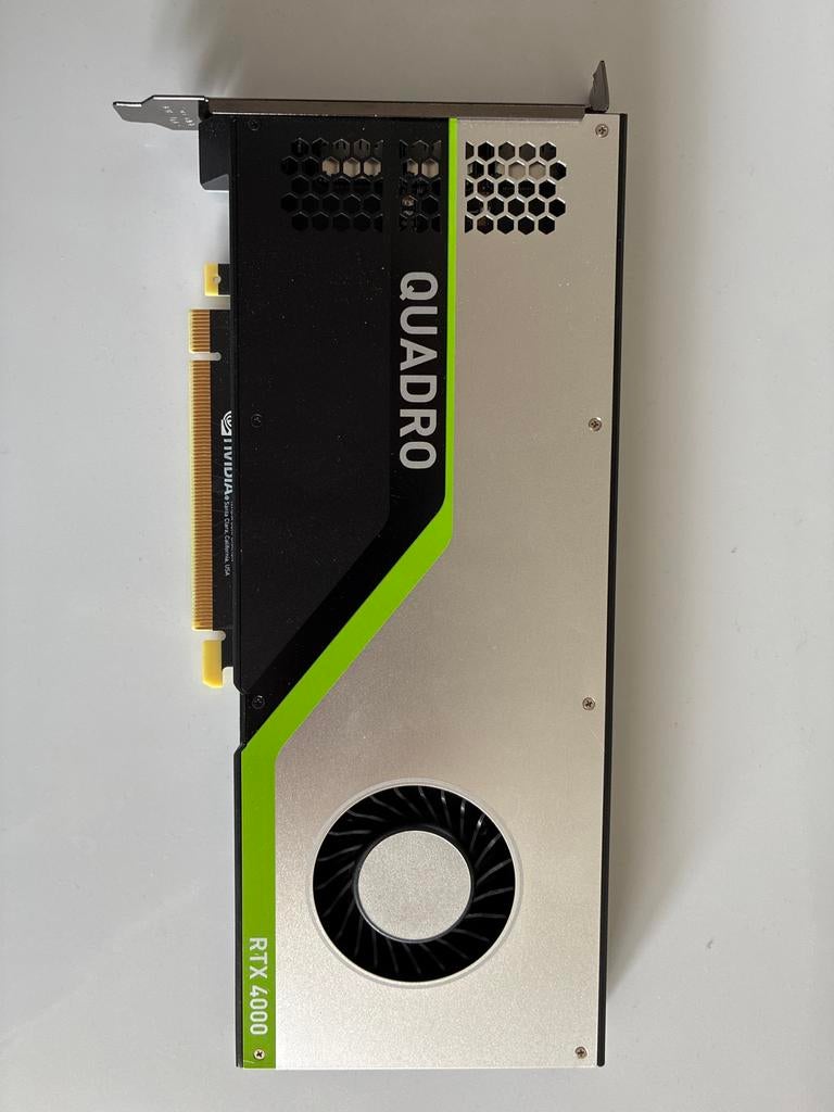 NVIDIA Quadro RTX 4000 Grafische Kaart (PG160), PCI-Express 3, DisplayPort, GDDR6, Ophalen of Verzenden