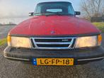 Saab 900 2.0T 16Turbo Cabrio AUT 1987 Rood LPG Belastingvrij, Automaat, 4 cilinders, Cabriolet, Leder