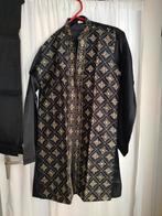 Heren Sherwani zwart met Gould bewerking, Ophalen of Verzenden, Nieuw, Zwart