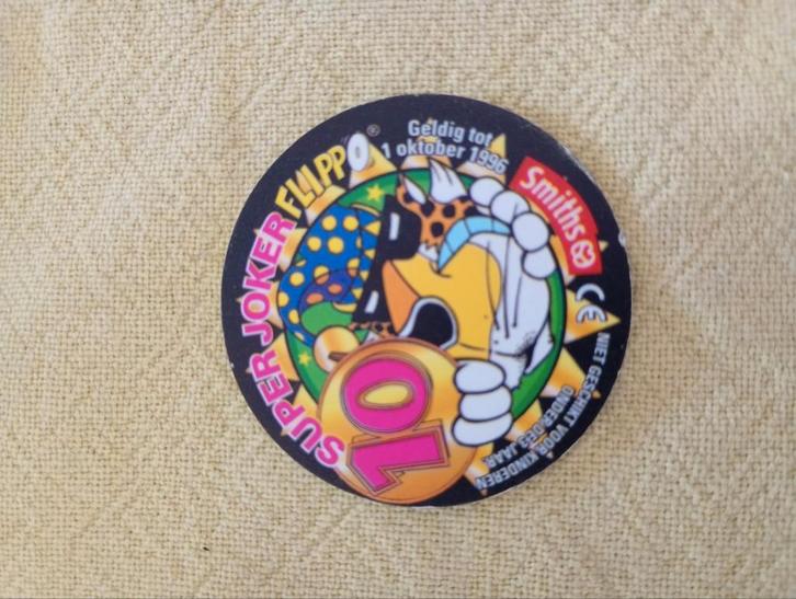 MISDRUK  Zeldzame Flippo 10 Joker - Dubbelzijdig Bedrukt, Verzamelen, Flippo's, Losse flippo's, Joker, Ophalen of Verzenden