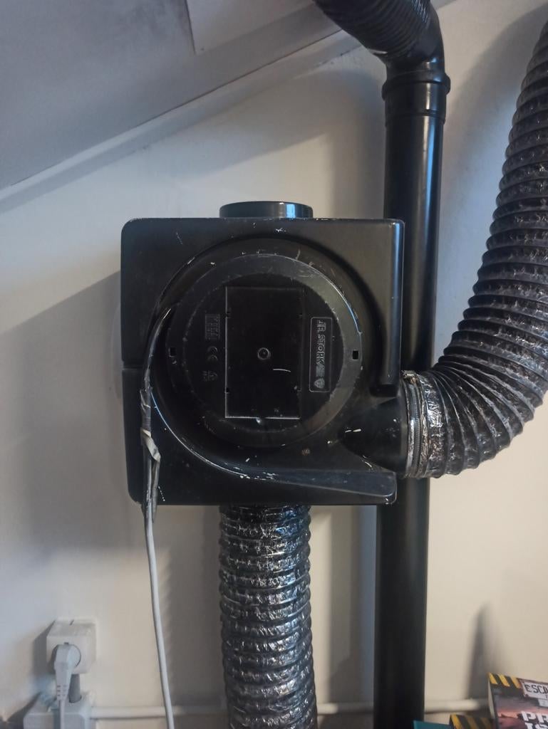 Ventilatiebox Stork Air met perilex stekker, Ophalen, Gebruikt, Afzuiger