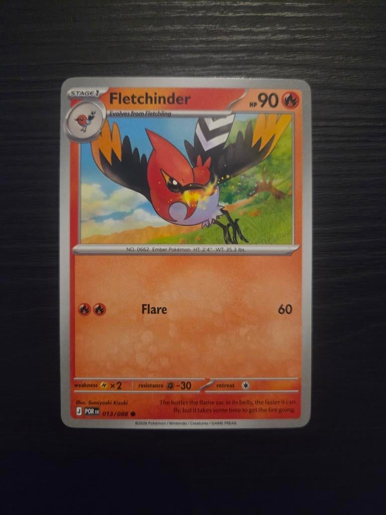 Pokémon kaart Fletchinder 013/088, Ophalen of Verzenden