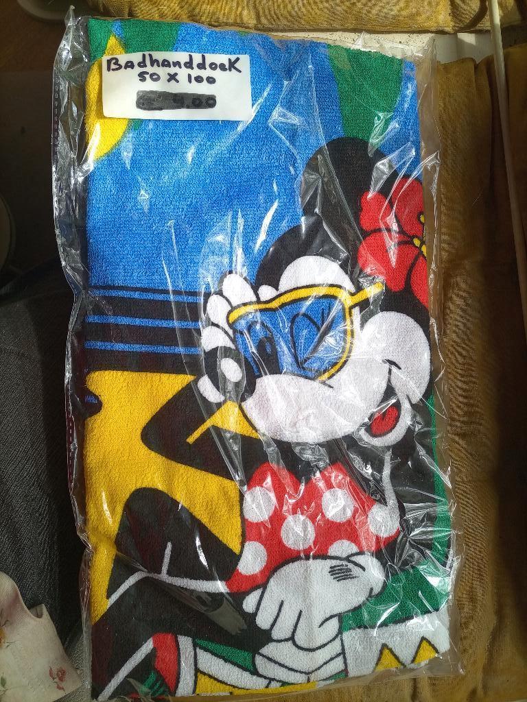 Badhanddoek Minnie Mouse nieuw, Ophalen of Verzenden, Nieuw, Wit