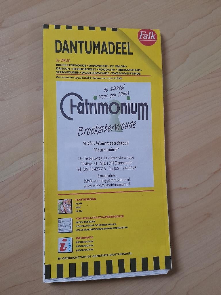 FALK KAART DANTUMADEEL 3E DRUK, Boeken, Ophalen of Verzenden, Gelezen, Overige onderwerpen