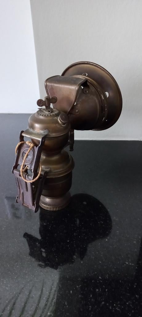 Antieke Carbidlamp - Vintage Fietslamp, Ophalen of Verzenden