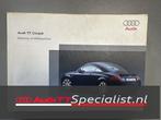 Instructieboekje orgineel FR Audi TT MK1 8N Coupé, Ophalen of Verzenden, Gelezen