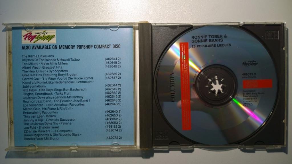 Ronnie Tober & Gonnie Baars - 28 Populaire Liedjes, Cd's en Dvd's, Ophalen of Verzenden, Zo goed als nieuw, Levenslied of Smartlap