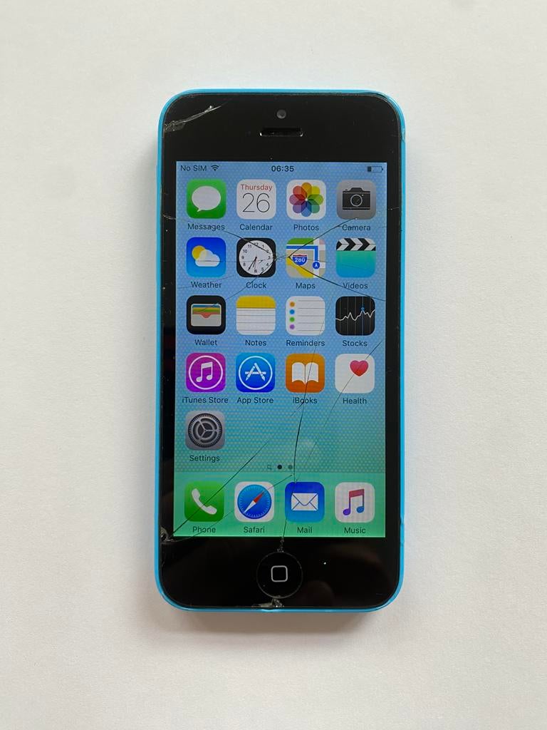 iPhone 5c 8 GB, Telecommunicatie, Mobiele telefoons | Apple iPhone, Blauw, IPhone 5C, Ophalen of Verzenden, Zonder simlock