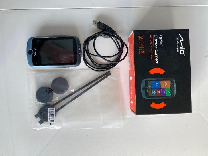 Mio Cyclo Discover Connect fietsnavigatie wifi, Fietsen en Brommers, Fietsaccessoires | Fietscomputers, Gebruikt, Draadloos, GPS