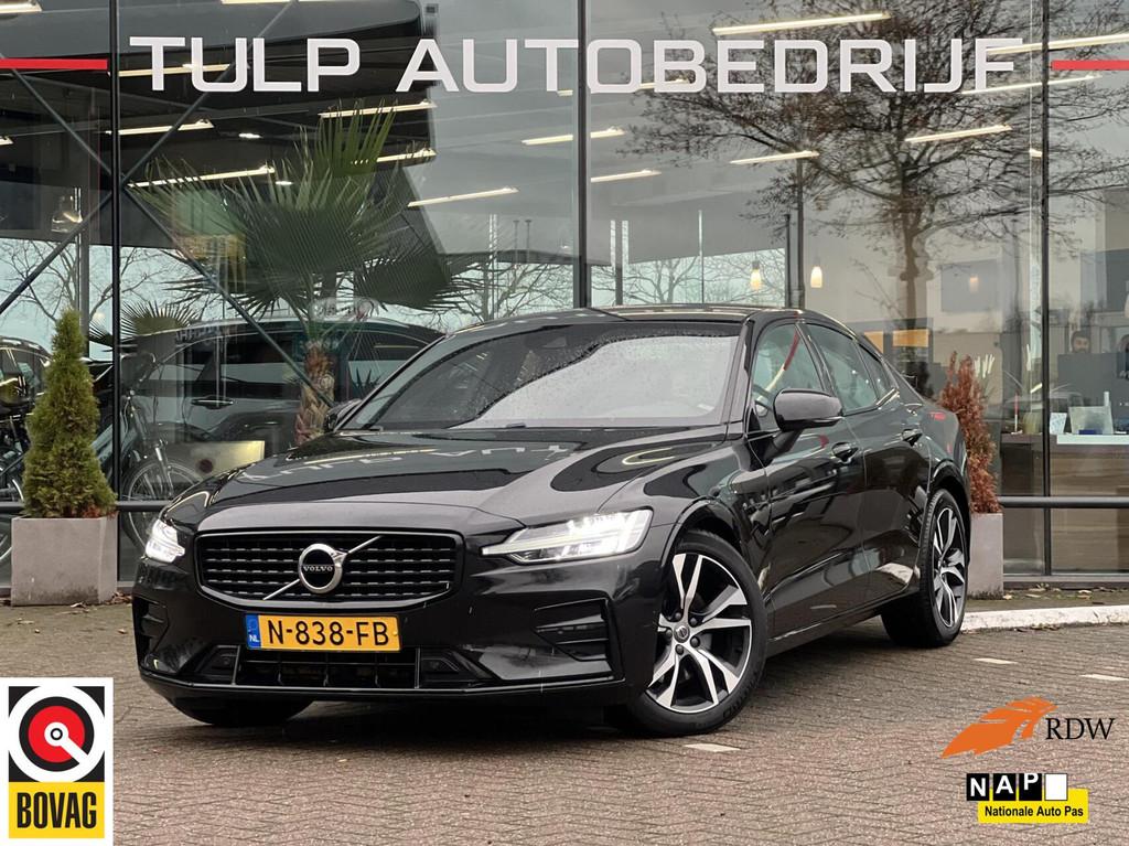 Volvo S60 2.0 B3 R-Design Clima Cruise Navi Leder Dealer LED, Auto's, 15 km/l, 4 cilinders, 1969 cc, Zwart