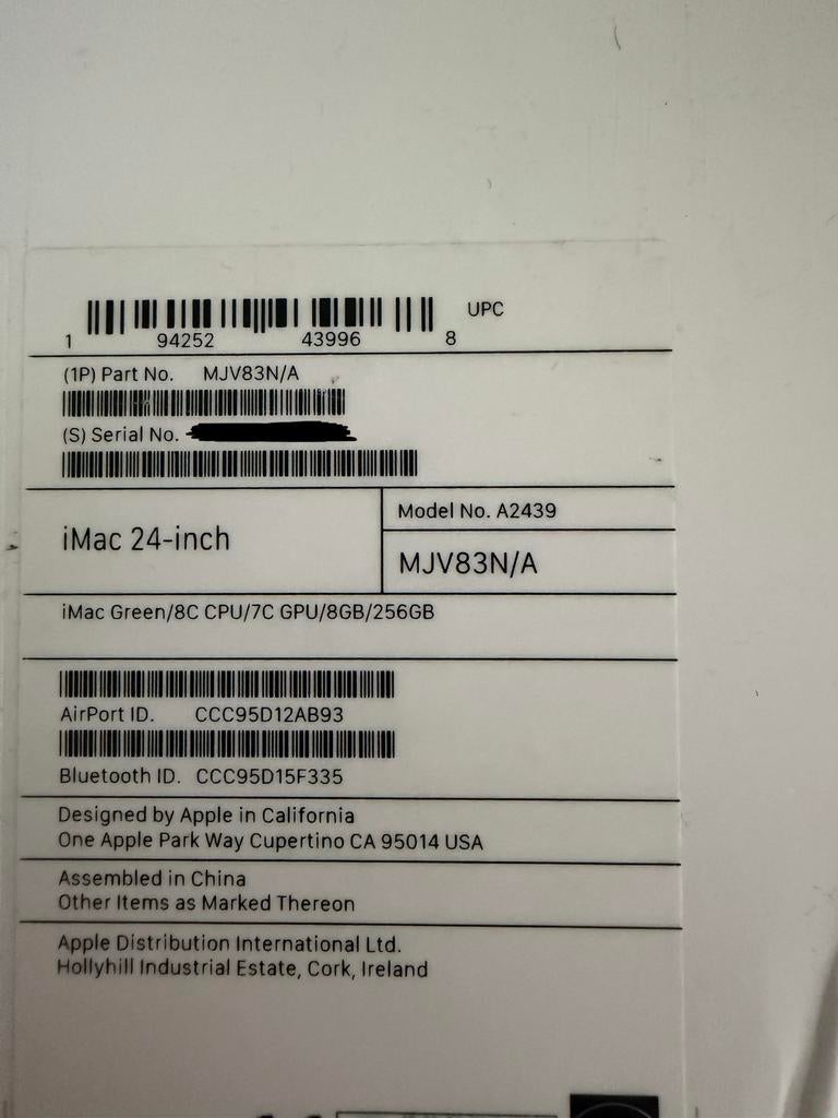 iMac groen, IMac, Ophalen of Verzenden, Zo goed als nieuw, Onbekend