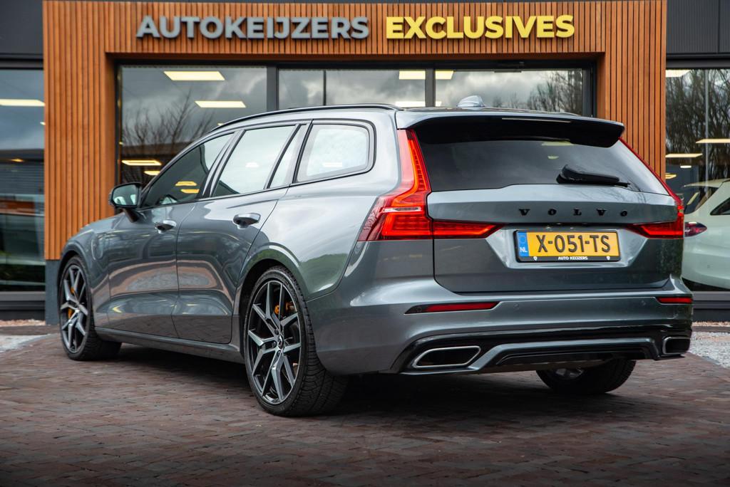Volvo V60 2.0 T8 AWD Polestar Engineered Panodak HUD Adapt., Auto's, Gebruikt, Euro 6, Leder en Stof, Plug-in hybride