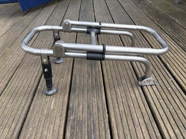 RVS Zwemtrap opklapbaar, Ophalen, Gebruikt, Zeilboot of Motorboot