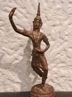 Antieke Bronzen Thaise Ballerina Sculptuur, Ophalen of Verzenden