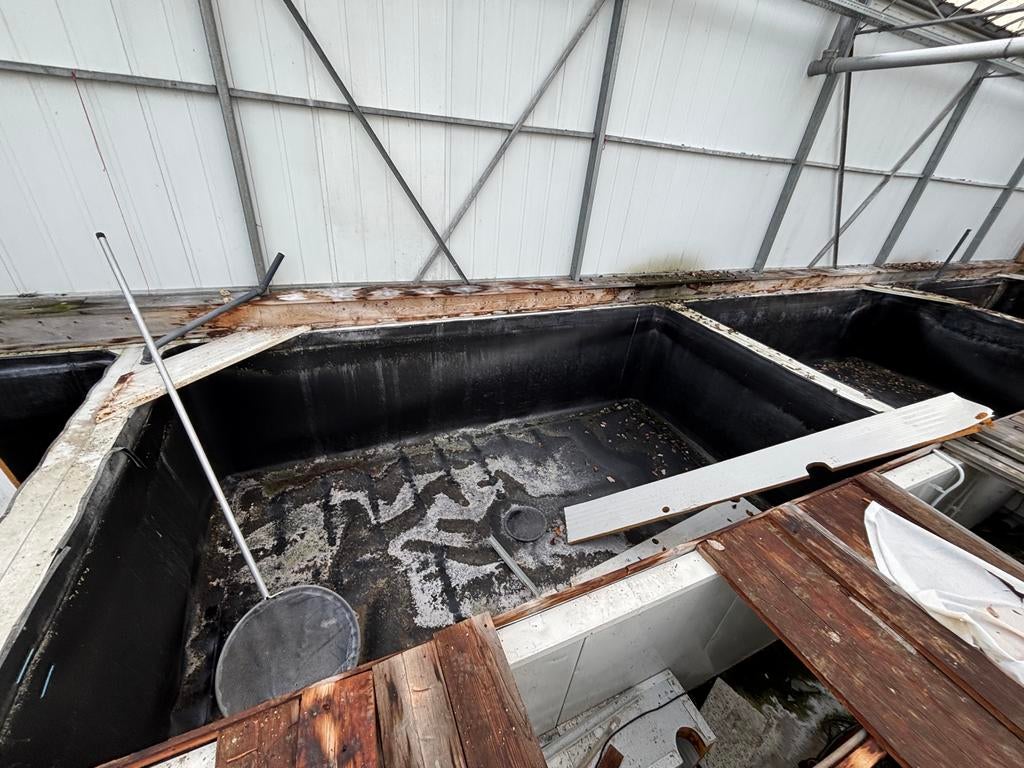 HDPE Vijverbak  / folie, Tuin en Terras, Vijver-toebehoren, Ophalen, Gebruikt, Vijverfolie