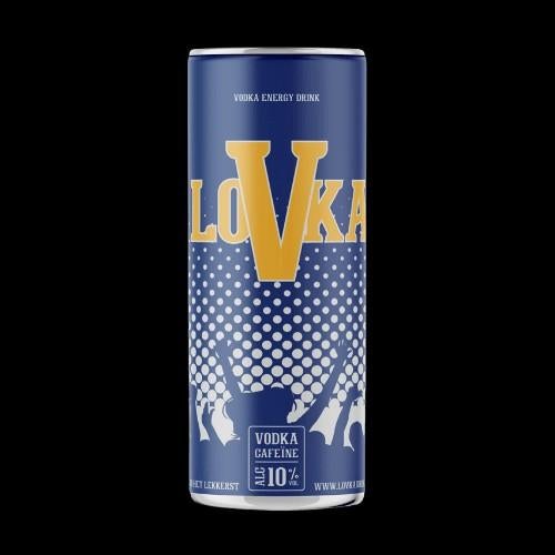 18 blikjes Lovka Energy, Ophalen