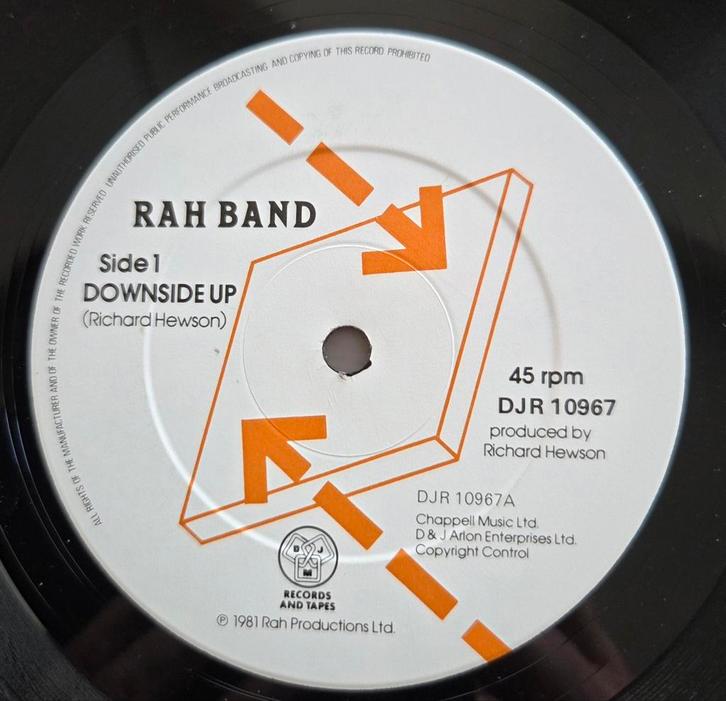 Rah Band - Downside Up, 12" Maxi Single, Cd's en Dvd's, Vinyl Singles, Gebruikt, Maxi-single, 12 inch, Ophalen of Verzenden