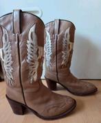 Leren laarzen maat 40 dames, Hoge laarzen, Bruin, Ophalen of Verzenden, Gedragen