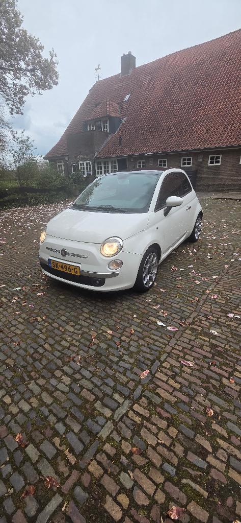 Fiat 500 1.2 C 2010 Wit| Nieuwe APK | Goed onderhouden, Auto's, Fiat, Particulier, Achteruitrijcamera, Airconditioning, Bluetooth