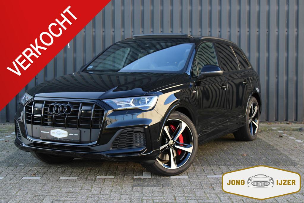 Audi Q7 55 TFSI e quattro S LINE PANO RS STOEL SFEER TREKH, Automaat, 14 kWh, Gebruikt, 2995 cc