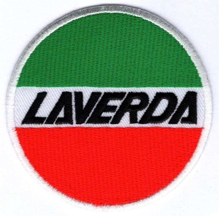 Laverda stoffen opstrijk patch embleem, Motoren, Accessoires | Overige, Nieuw, Ophalen of Verzenden