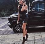 Nikkie Natalie skirt rokje met studs - Maat 40 - Nieuwstaat, Maat 38/40 (M), Zwart, Nieuw, Ophalen of Verzenden