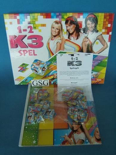 1-2 K3 spel nr. MEK00001270-02, Hobby en Vrije tijd, Gezelschapsspellen | Bordspellen, Ophalen, Zo goed als nieuw