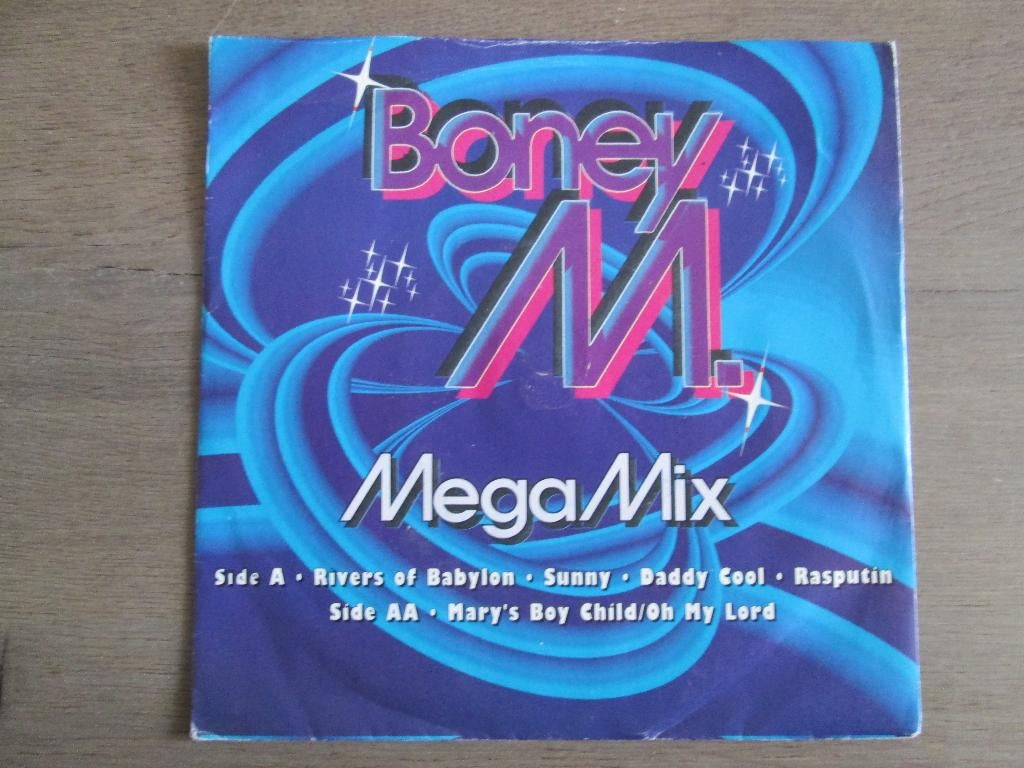 Boney M - Megamix 7'' Rivers Of Babylon_Sunny_Daddy Cool_Ras, Cd's en Dvd's, Gebruikt, Verzenden, 7 inch, 1980 - 1989