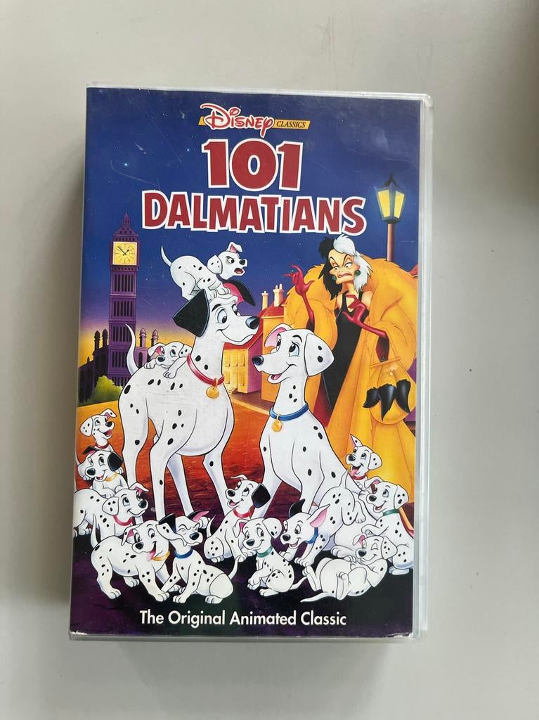 Disney's 101 Dalmatiërs VHS - Originele Geanimeerde Klassiek, Alle leeftijden, Ophalen of Verzenden, Gebruikt, Overige genres