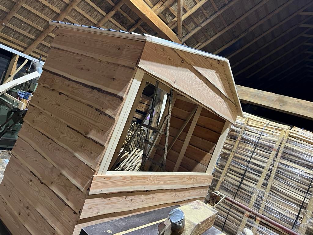 Lariks schaaldelen Boomstamplanken potdeksel wandbekleding, Ophalen of Verzenden, Nieuw, Planken