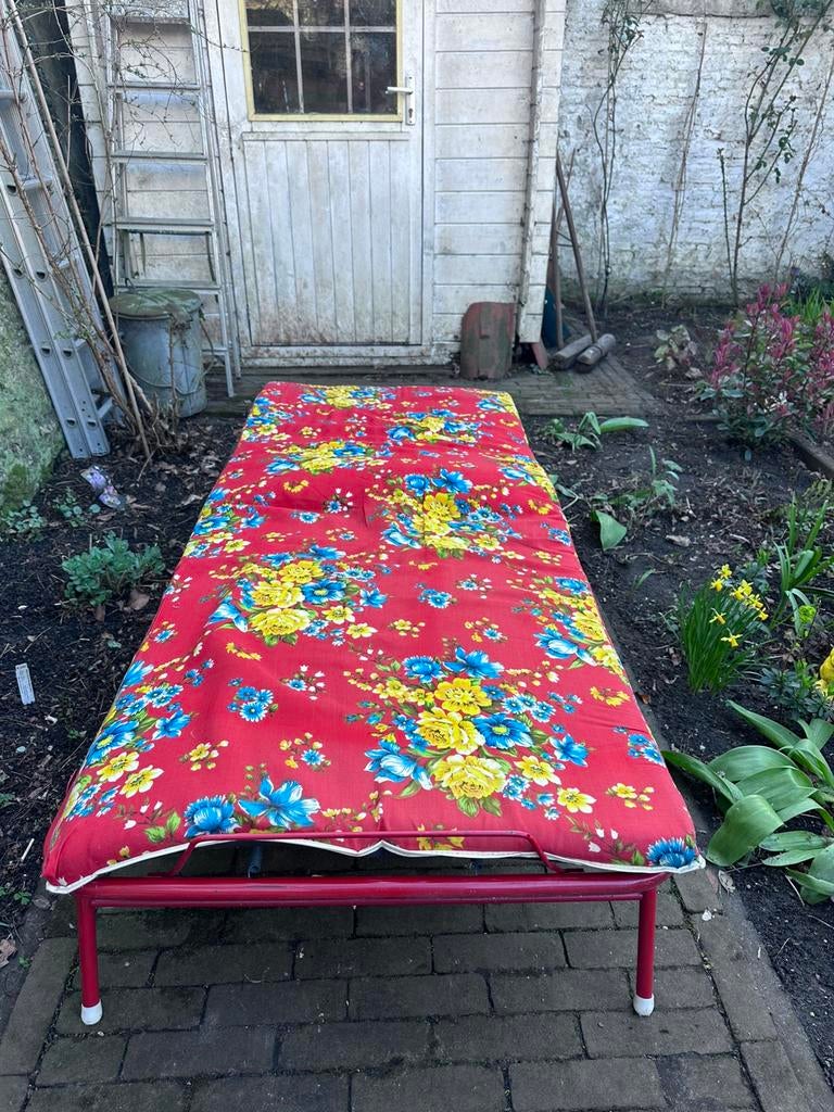 Vintage Zweedse stretcher in prima staat, Tuin en Terras, Ligbedden, Ophalen, Gebruikt