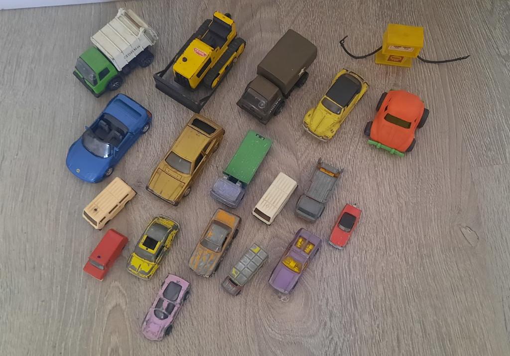 Leuke set vintage speelgoed auto's, Ophalen of Verzenden, Gebruikt