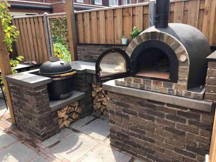 Houtgestookte Pizzaoven - Steenoven NIEUW - Alle maten, Tuin en Terras, Pizzaovens, Nieuw, Ophalen